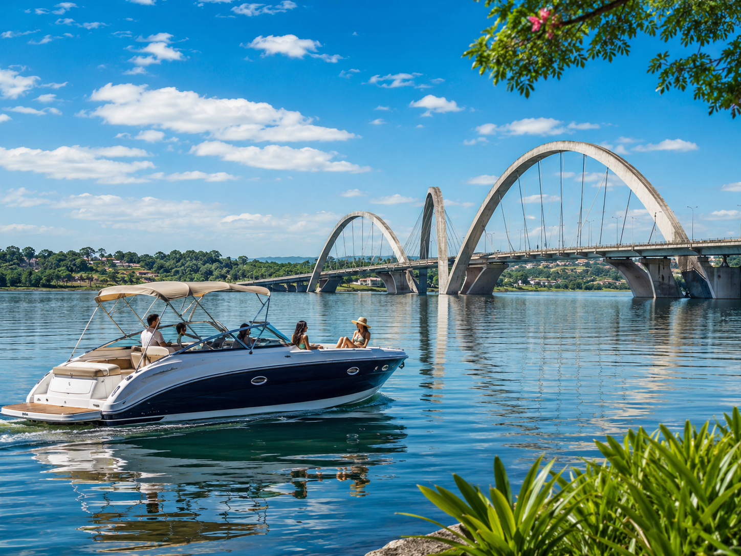 Passeio de barco no Lago Paranoá